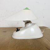 Vintage White Bakelite Table Lamp, 1950s