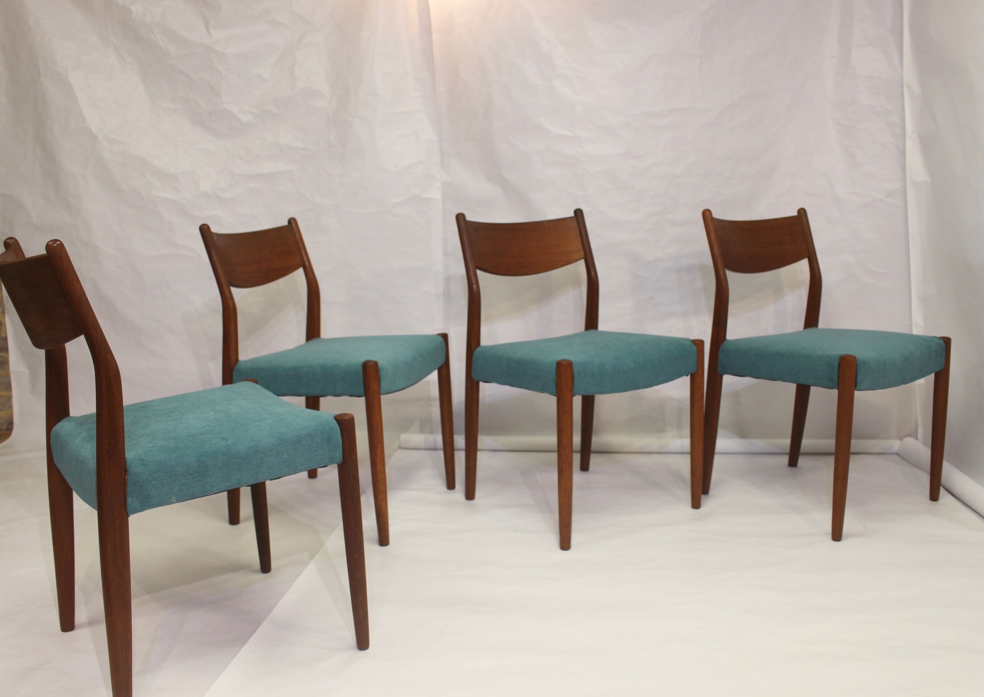 Set de 4 chaises en teck  Cees Braakman pour Pastoe 1960