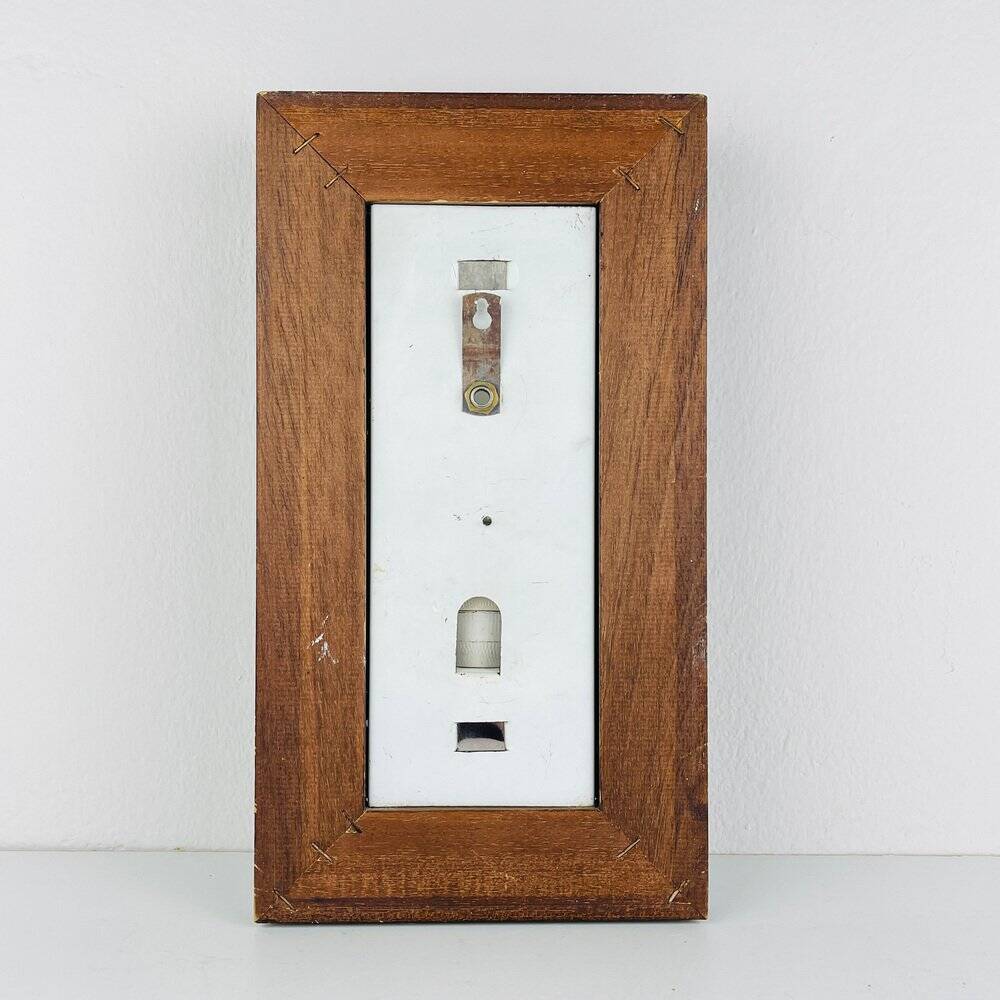 Vintage Wall Lamp in Wood, Murano, Italy, 1970s
