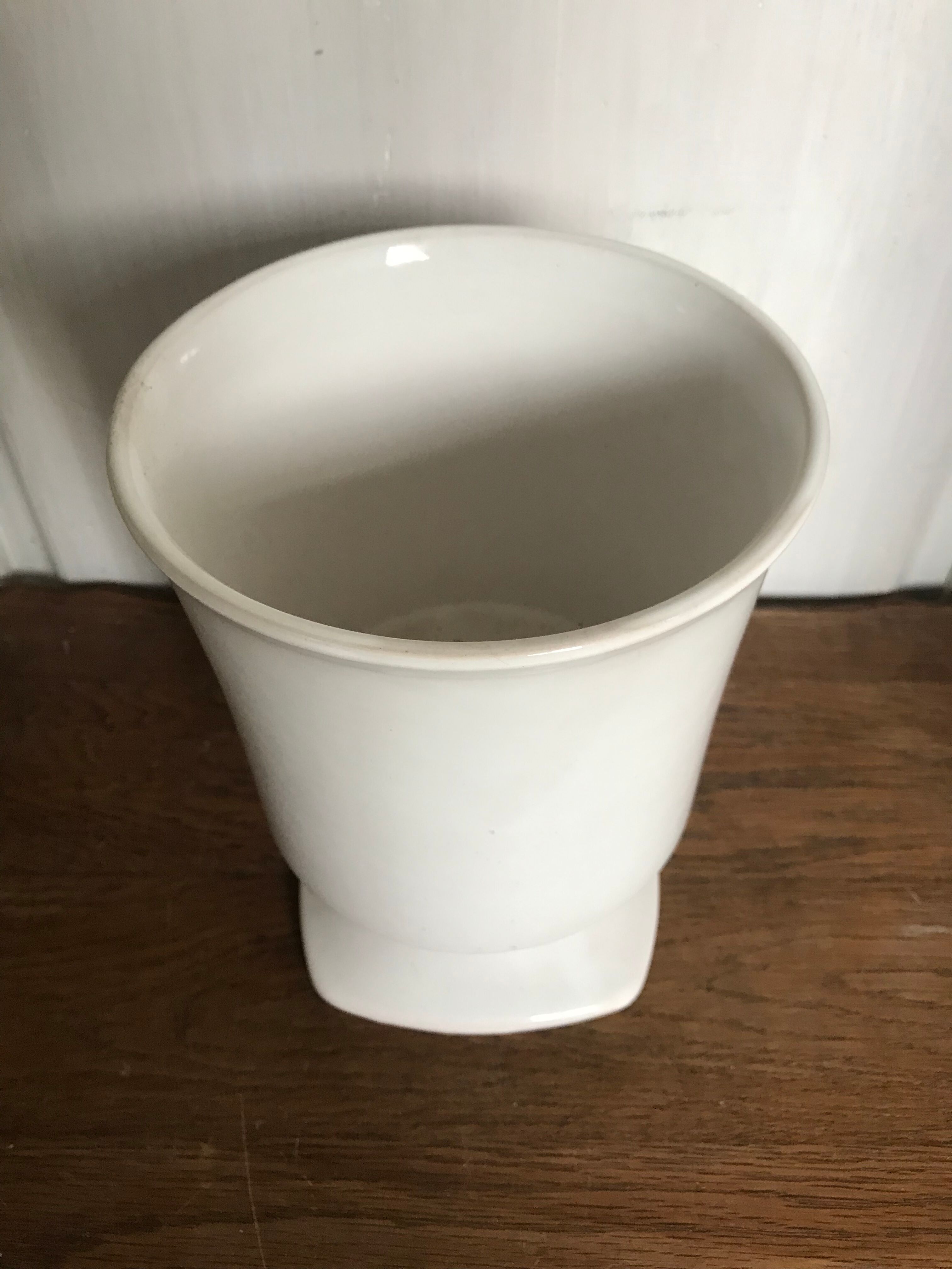 Vintage ceramic pot cover