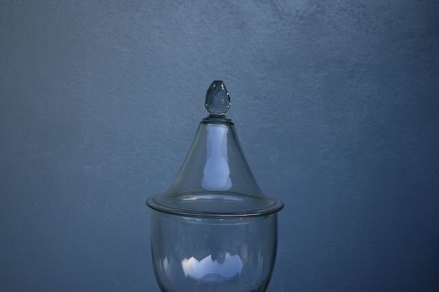 Old candy box with Crystal cover