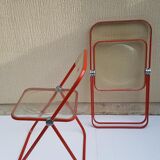 Pair of Plia chairs Giancarlo Piretti for Castelli