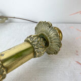 Candle holder in chiseled bronze Louis XVI style