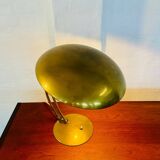 Vintage modernist Kaiser Dell brass lamp 1960s