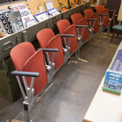 Bench Castelli Piretti Axis 3000 6 seats red