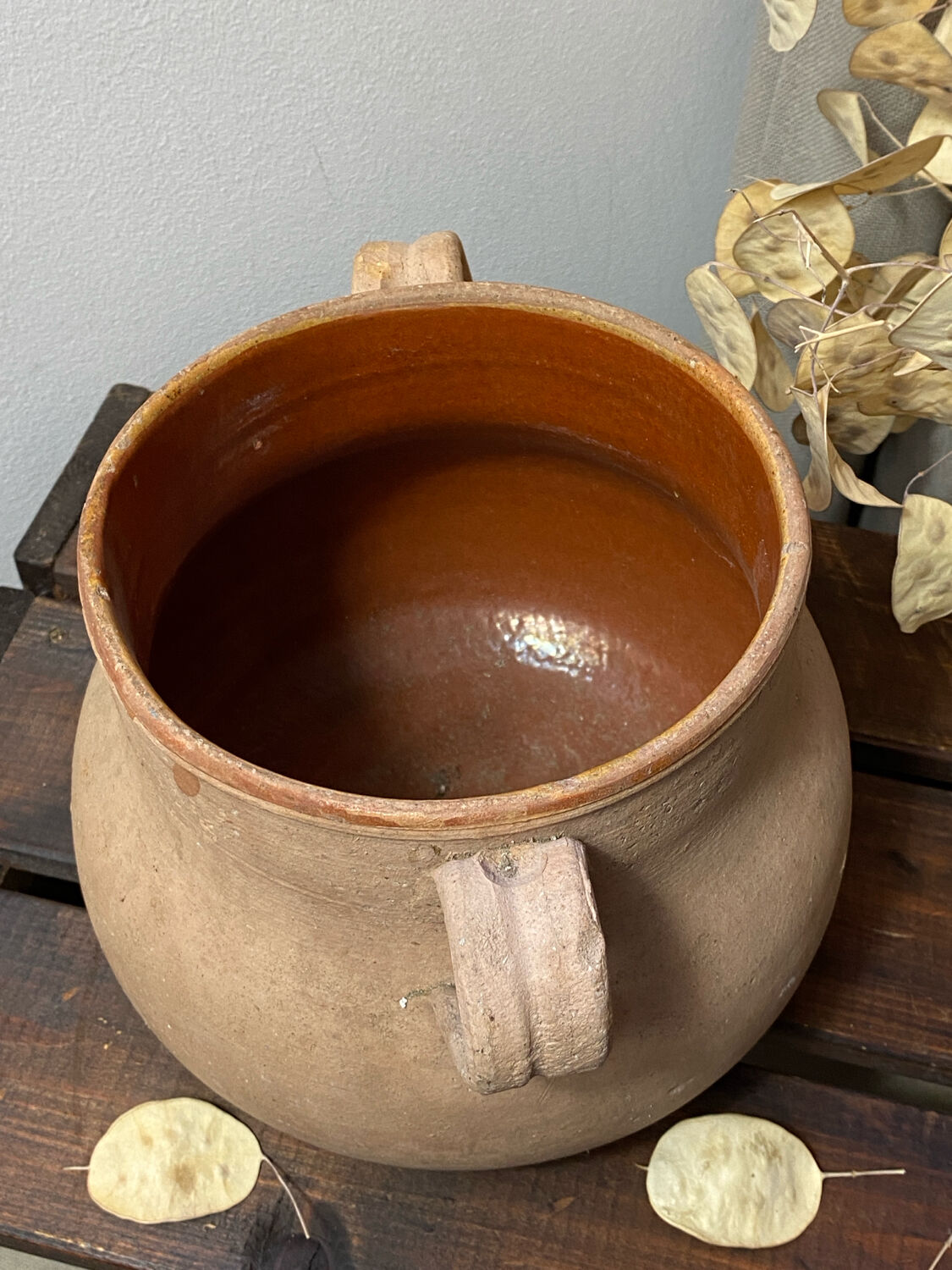 Pot en terre cuite, chaudron  Vallauris