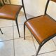 2 chaises d’école adulte mullca 510 design vintage années 60 originale
