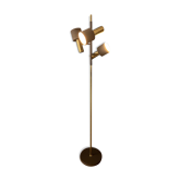 Lampadaire Space Age vintage Dijkstra marron et chrome