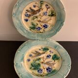 8 dessert plates in late 19th century dabbling