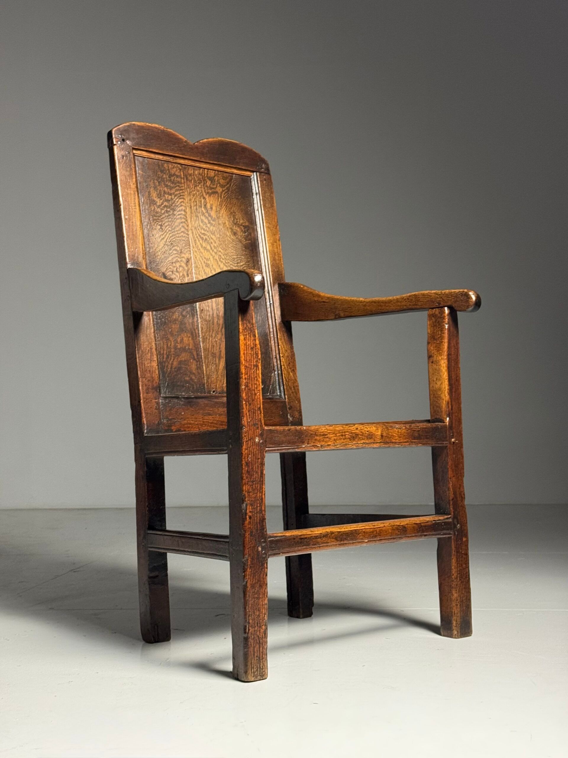 Chaise anglaise en chêne, 1650-1670