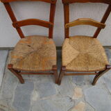 2 chaises paillées anciennes