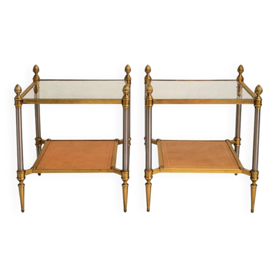 Paire de bouts de canapé attribués à la Maison Jansen, vers 1950–1960