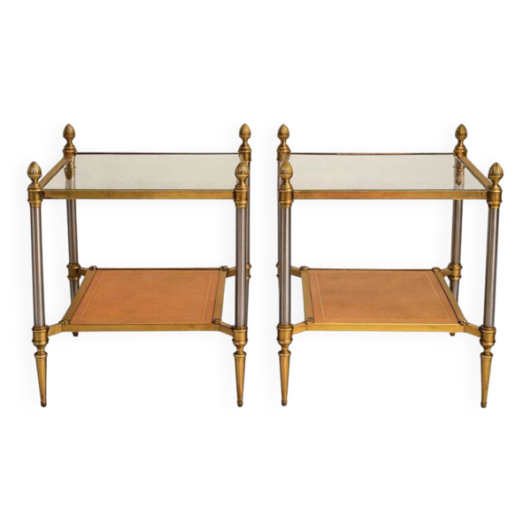 Paire de bouts de canapé attribués à la Maison Jansen, vers 1950–1960