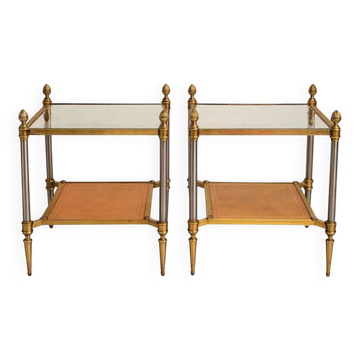 Paire de bouts de canapé attribués à la Maison Jansen, vers 1950–1960
