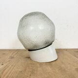 Vintage White Porcelain Wall Light, 1970s