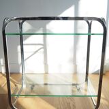 Desserte verre & chrome