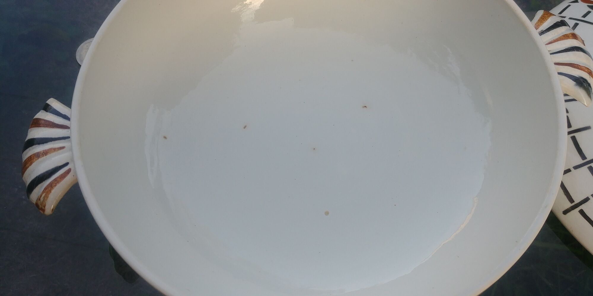 Soup/ vegetable of the faience factory Badonviller model Doc 40s/50s
