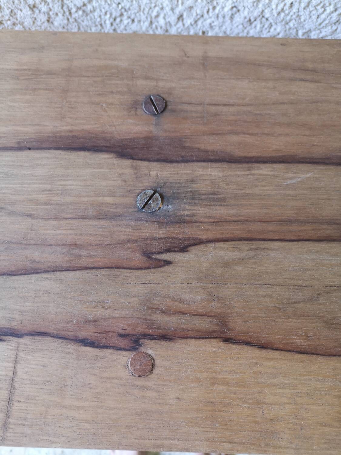 Antique solid wood wall shelf