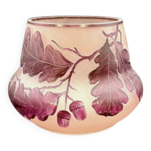 Vase en pâte de verre