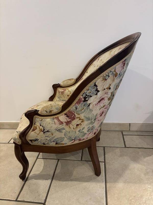 Fauteuil - Crapaud - Chauffeuse gondole Napoléon III