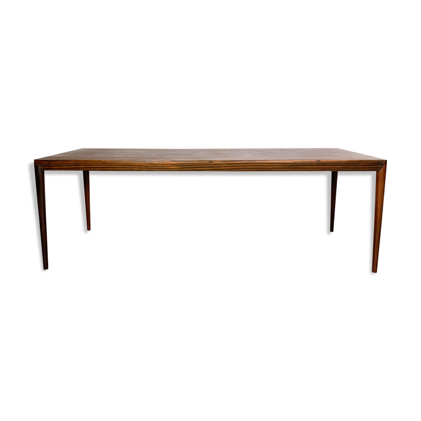 Danish midcentury palisander coffee table by Haslev, 1960s