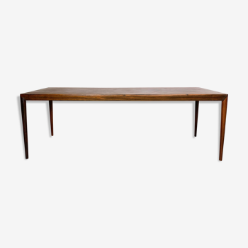 Danish midcentury palisander coffee table by Haslev, 1960s