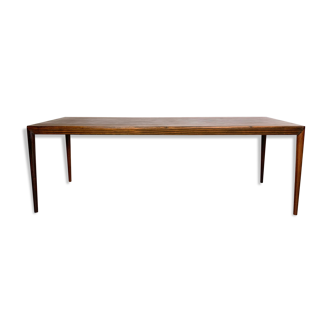 Table basse danoise en palissandre du milieu du siècle par Haslev, années 1960