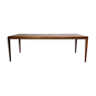 Danish midcentury palisander coffee table by Haslev, 1960s