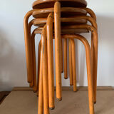 Set of 4 workshop stools