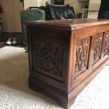 Antique 19th-century Neo-Gothic chest