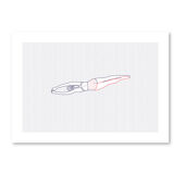 Illustration A4 naiade no. 8/8 brittany bather sea
