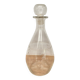 Engraved glass decanter