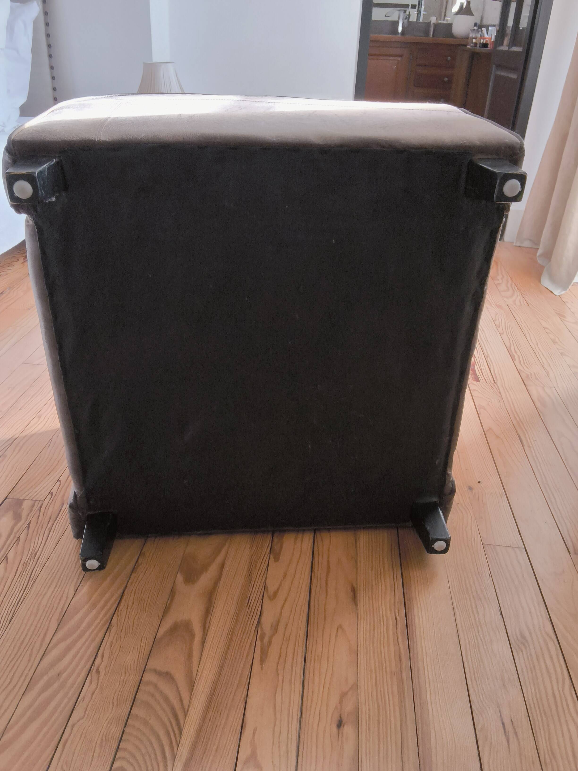 Pair of club armchairs