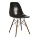Chaise d'appoint noire Eames DSW originale vintage Herman Miller