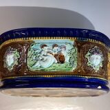 Barbotine, cache pot , XIX siècle début XX siècle