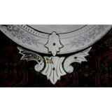 19th century oval Venetian mirror