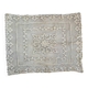 Old tablecloth embroidered with openwork embroidery.