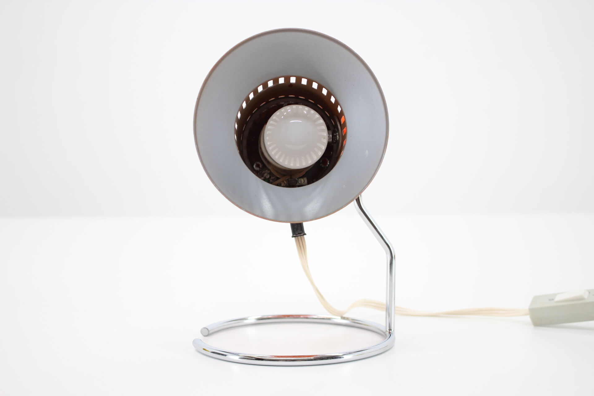 1970s Adjustable Orange Table Lamp, Czechoslovakia