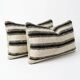 Set of 2 vintage kilim cushion covers 25x51 cm