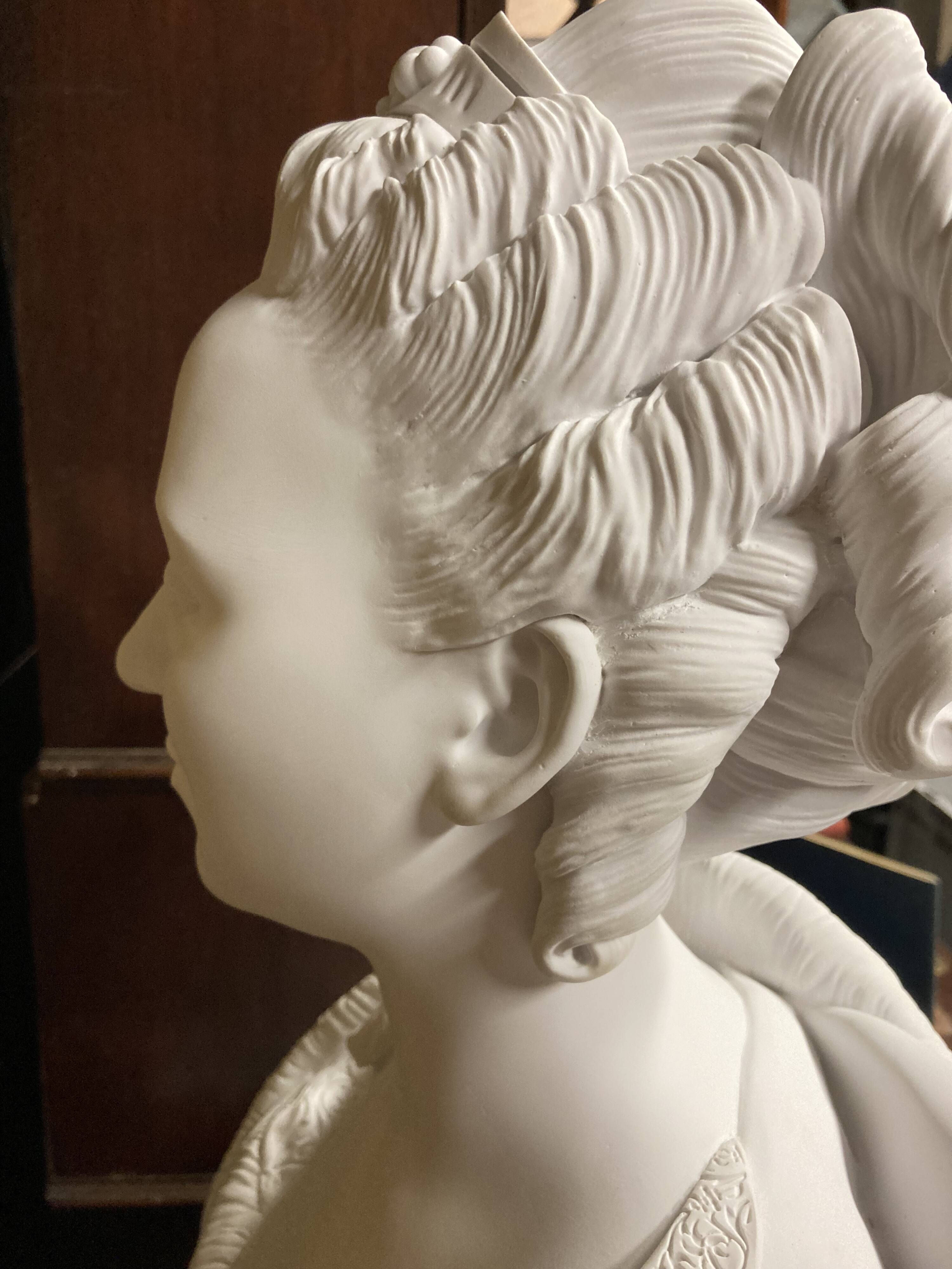 Jean-Baptiste Fournier, Bust of Marie-Antoinette after Augustin Pajou