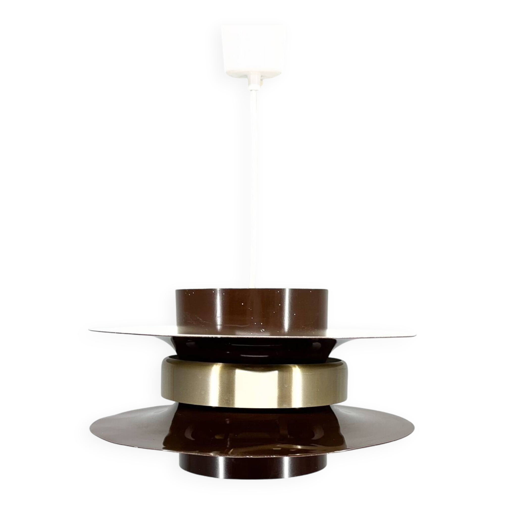 1970s Metal Space Age Pendant Light, Germany