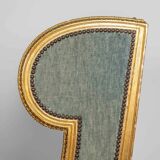 Magnificent Louis XVI wingback armchair.