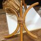 Vintage rattan wall lamps 60s, sold by 2