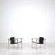 Fauteuil « lc1 » de charlotte perriand pour le corbusier, édités par cassina