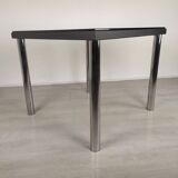 Vintage chrome square table