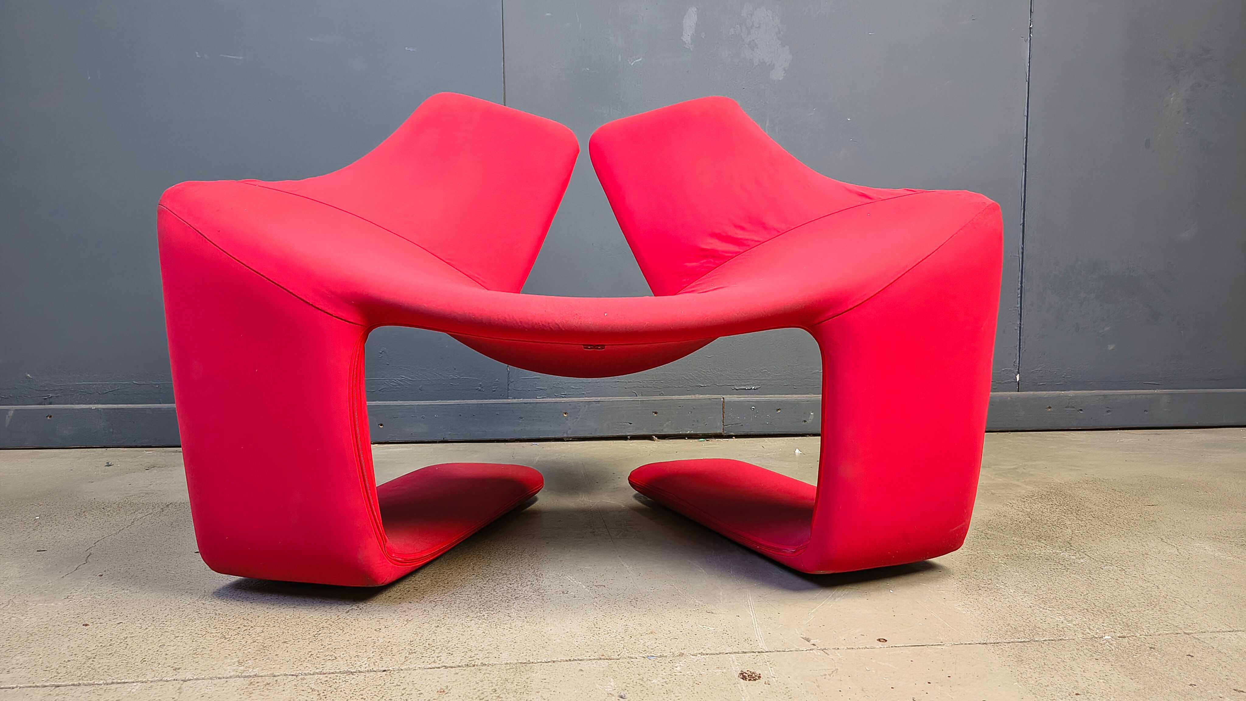 Zen lounge chair by Kwok Hoi Chan for Steiner Paris, 1980s