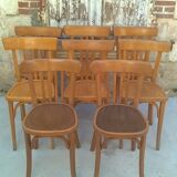 Set of 8 bistro chairs