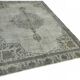 Overdyed Wool Vintage Handmade Carved Rug 169 cm x 288 cm