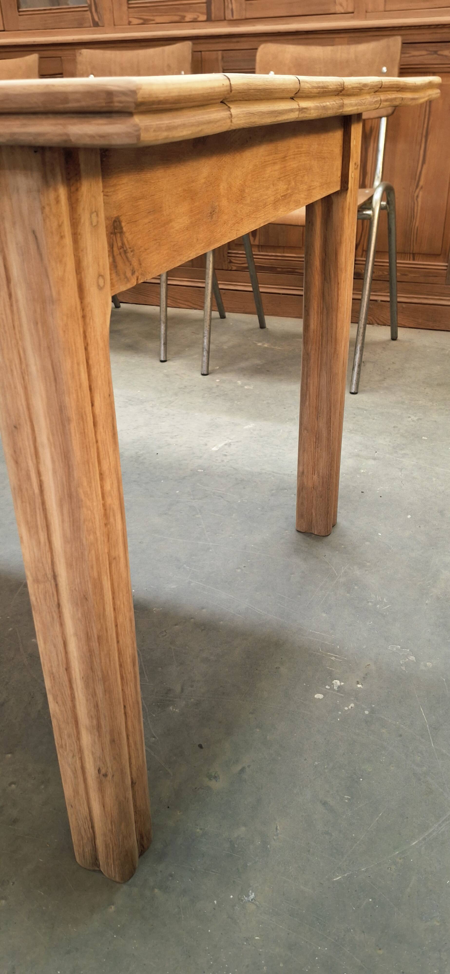 Table de ferme en chêne massif