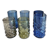 Verre en verre soufflé "Bulito"